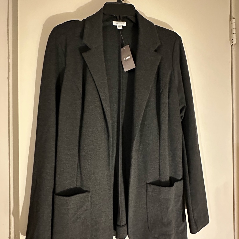 J. Jill Two pocket open blazer - Size Small - NWT